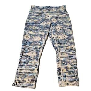 Lululemon Wunder Under High-Rise Blurry Belle Cropped Leggings Size 8